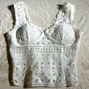 Charo Ruiz Eyelet Top